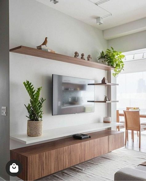 Tv Unit Design 2023, Art Studio Interior Design, Art Studio Interior, Tv Panel Design, Simple Room Decoration, Dining Wall Decor, Modern Wall Units, Tv Cabinet Design, Tv Unit Furniture