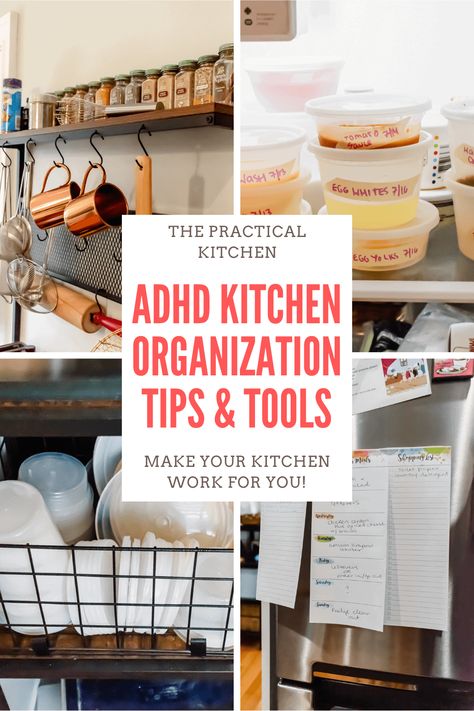 The Practical Kitchen, Kitchen Organization Tips, Kitchen Tools Organization, Stop Stressing, Practical Kitchen, Organizing Hacks, Kitchen Hacks Organization, Diy Kitchen Storage, Organized Living