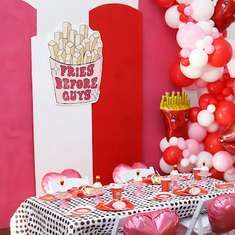 Party Ideas, Inspirations, and Themes | Catch My Party French Fry Party Ideas, French Fries Birthday Party Ideas, Fries Before Guys Party, Blow A Kiss, Post Holiday Blues, Box Cookies, Fry Box, Balloon Cupcakes, Fries Before Guys