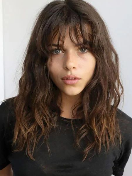 How to Style Bangs Like a Pro - The Trend Spotter Full Fringe Hairstyles, Bangs With Medium Hair, Hair 2018, How To Style Bangs, Fringe Hairstyles, Long Hair With Bangs, Grunge Hair, Bang Bang, Stylish Hair