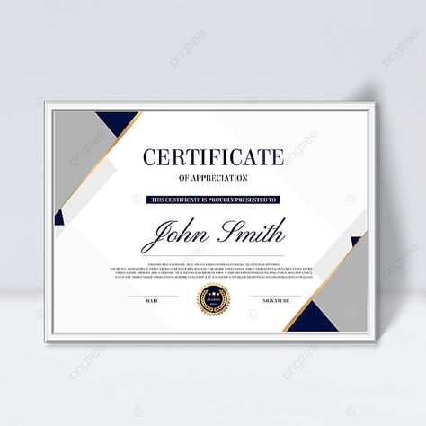 Simple Business Certificate Template Business Certificate, Certificate Layout, Certificate Background, Badge Template, Certificate Design Template, Simple Borders, Certificate Of Appreciation, Model House Plan, Computer Skills