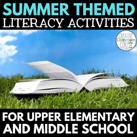 Summer School Themes, Summer Programs For Kids, Summer Reading Activities, Summer Lesson, Tips For Summer, Summer Reading Challenge, Summer Camp Activities, Summer Writing, Elementary Library