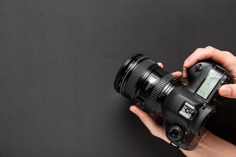 Top view of hands holding a camera with ... | Free Photo #Freepik #freephoto #background #technology #camera #hands Hand Holding Camera, Holding A Camera, Louis Daguerre, Wedding Kurta For Men, Hands Holding, Long Shot, Model Look, Female Photographers, Wedding Vector