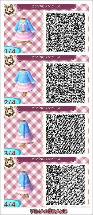 Acnl Qr Codes Clothes Summer, Acnl Dress Qr Codes, Animal Crossing New Leaf Qr Codes Clothes, Animal Crossing New Leaf Clothes, New Leaf Qr Codes Clothes, Acnl Qr Codes Clothes, Acnl Outfits, Acnl Clothing, Animal Crossing New Leaf Qr Codes