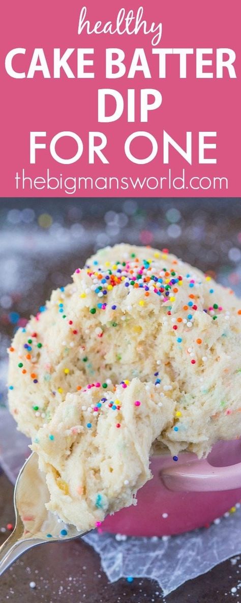 Healthy Cake Batter, Protein Powder Cake, Dairy Free Protein Powder, 2 Ingredient Cakes, Easy Dessert Dips, Cake Batter Fudge, Cake Batter Protein, Cake Batter Recipes, Cake Batter Dip