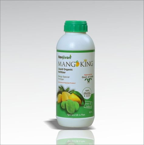 Navjivan🌳 MangoKing🍑 Organic liquid Fertilizer🌱 Use for increase the growth of all type of fruits specially in mango  100% Organic / Naturally Extracted Producs Fertilizer Packaging Design, Type Of Fruits, Organic Liquid Fertilizer, Chaturthi Decoration, Fruits Plants, Agriculture Business, Medicine Packaging, Bottle Design Packaging, Color Design Inspiration