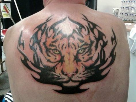 Cincinnati Bengals Tattoo Designs | Pin Guy With Bengal Chest Tattoos Tattoo Designs on Pinterest Chest Tattoos, Incredible Tattoos, Angel Tattoo, Tiger Tattoo, Nfl Fans, Tattoos Gallery, Scottsdale Az, Chest Tattoo, First Tattoo