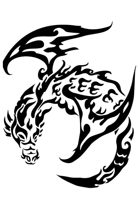 Flame Dragon Tattoo Flame Dragon, Dragon Tattoo, Graphic Image, Etching, Tattoos, Drawings, Art