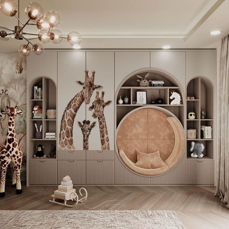 CIRCULAR SHAPES IN KIDS' ROOMS - Kids Interiors Kids Room Wardrobe Design, Modern Kids Room Design, Kids Bedroom Furniture Design, Modern Kids Room, Kids Bedroom Inspiration, Kids Room Furniture, Kids Bedroom Design, Traditional Fireplace, Kids Interior Room