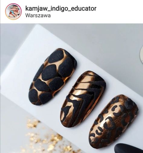 Leather Nails Design, Animal Print Nails Art, Animal Nail Art, Zebra Nails, Art Deco Nails, Wow Nails, Gel Nail Art Designs, Fall Gel Nails, Sweater Nails