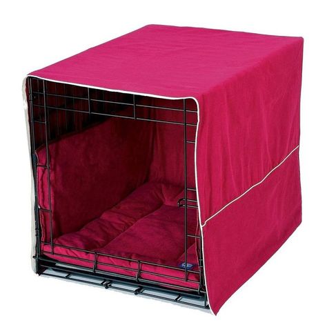 Pet Dreams Complete 3 Piece Crate Bedding Set! The Original Crate Cover, Crate Pad and Crate Bumper for Double Door Dog Crate. Medium Fits 30" Midwest Crate -Burgundy Red Large Dog Crate Cover, Dog Gates Indoor, Puppy Cage, Dog Crate Pad, Extra Large Dog Crate, Dog Agility Equipment, Insulated Dog House, Dog Bedding, Dog Crate Pads