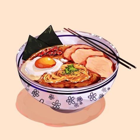 Naruto Uzumaki, the 7th Hokage of Konohakagure, is a happily married … #fanfiction #Fanfiction #amreading #books #wattpad Spicy Ramen, Foodie Art, Food Artwork, Food Sketch, Food Cartoon, Food Illustration Art, Cute Food Drawings, Cute Food Art, Food Painting