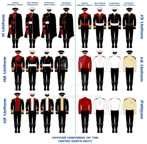 UEN Officers' Uniforms by Leovinas on DeviantArt Sci Fi Uniform, Staff Uniforms, Imperial Army, Military Uniforms, Army Uniform, Work Uniforms, Uniform Design, Drawing Clothes, Military Uniform