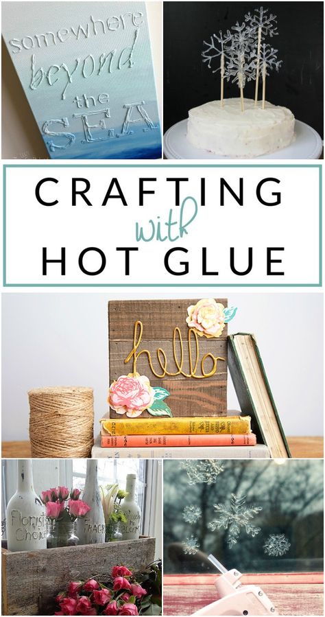 You won't believe what you can create with hot glue! Check out these inspired hot glue gun crafts. Make hot glue jewelry, hot glue crafts, and even hot glue DIY decor! Hot Glue Jewelry, Hot Glue Crafts, Crafts With Hot Glue, Hot Glue Art, Diy Glue, Glue Art, Crafts Hacks, Glue Crafts, Glue Gun