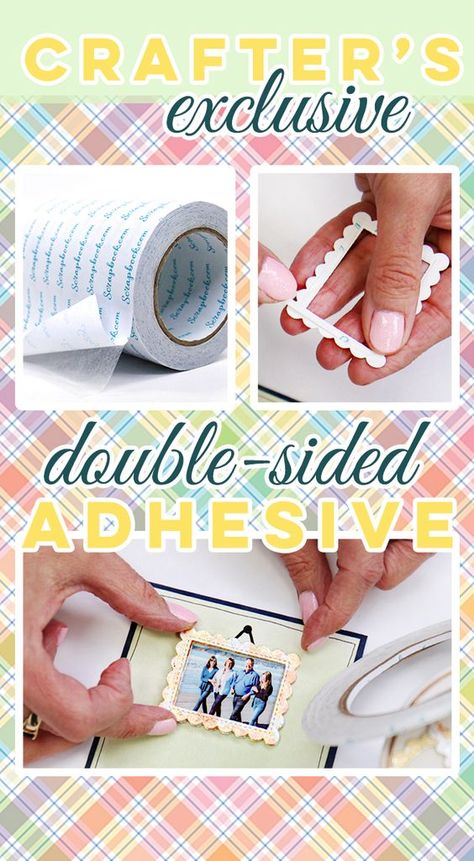 😊 WE. ARE. OBSESSED with this double-sided adhesive. It's super sticky, archival, and easy to peel! It comes in sheets as well as teeny-tiny strips so you can use it for all kinds of papercrafting and household projects! #craftsupplies #scrapbooking #cardideas #cardmakingsupplies #craftglues #DIYsupplies Card Making Tools, Scrapbooking Tools, Craft Products, Card Techniques, Card Making Supplies, Making Greeting Cards, Stamping Techniques, Shaker Cards, Double Sided Adhesive