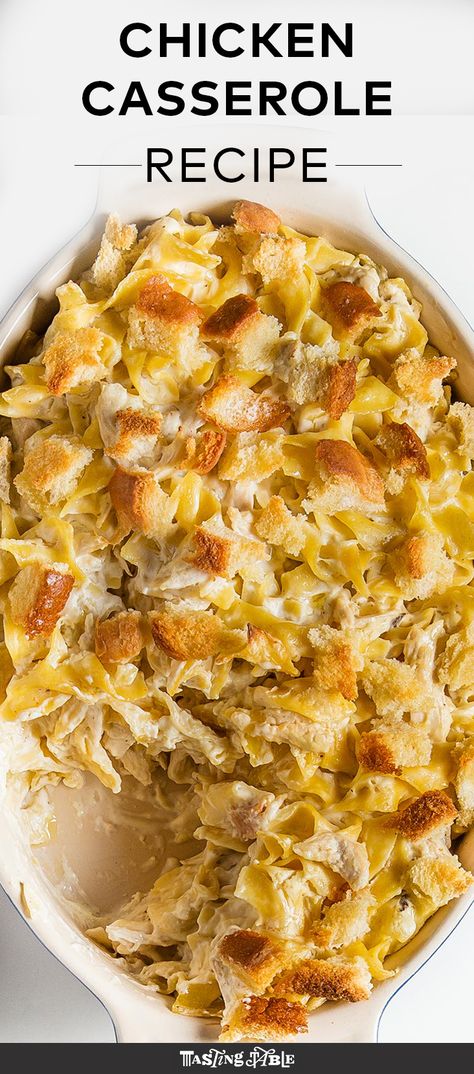 Yes, you can make this old-school dish. Campbells Casserole Recipes, Campbells Soup Recipes Casseroles, Cambell Recipes Cream Of Chicken, Campbells Chicken Casserole, Cambell Recipes, Cream Of Mushroom Soup Recipes, Soup Recipes With Chicken, Cambells Recipes, Casserole Dinners