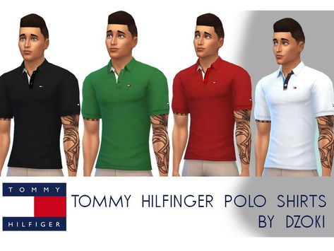 Tommy Hilfinger polo shirts v1 Sims 4 Cc Tommy Hilfiger Male, Sims 4 Men Clothing, Sims 4 Male Clothes, Clothes Cc, Sims 4 Challenges, Sims Clothes, Men Stuff, Sims 4 Toddler, Tommy Hilfiger Outfit