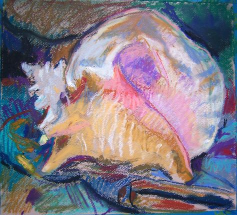 Conch in a still life Oil Pastel on tan colored paper, 9 1/4 x 8 1/2 inches Seashell Oil Pastel, Seashell Still Life, Still Life Oil Pastel, Pastel Gras, Sea Life Art, Chalk Pastel, Pastel Sec, Oil Pastel Paintings, Pastel Paintings