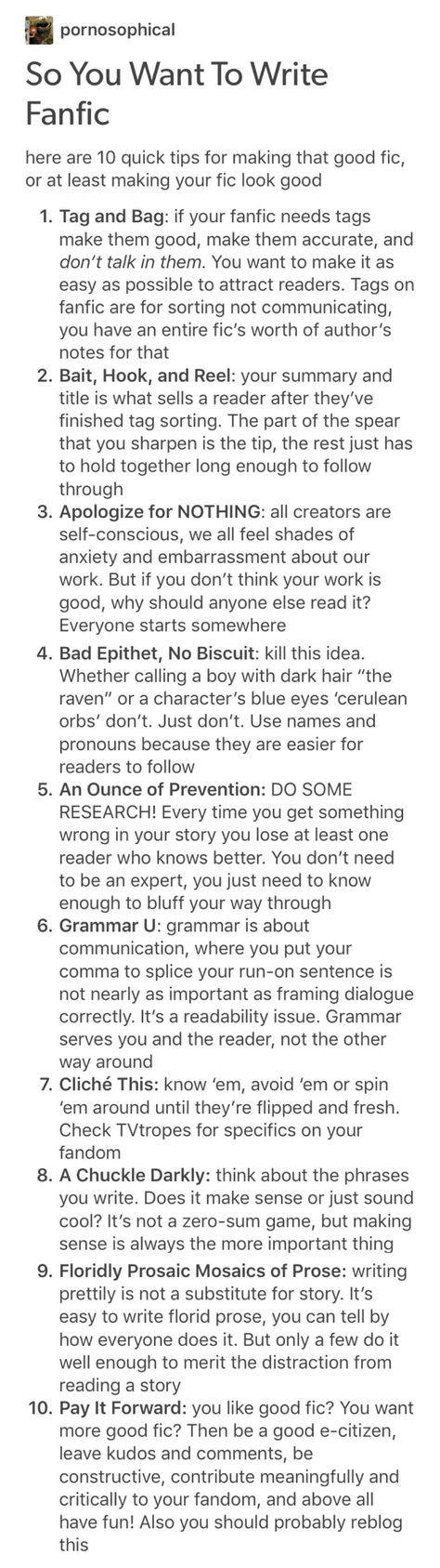 Fanfic writing tips Fan Fiction Writing Tips, Fan Fiction Ideas Writing Prompts, How To Write Fanfiction Tips, How To Write An Epilogue, Fan Fiction Prompts, How To Write A Fanfic, How To Start A Fanfic, Prologue Writing Tips, Fanfiction Writing Tips