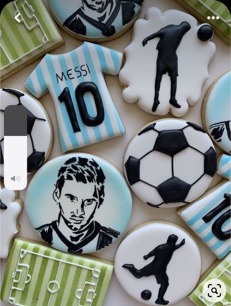 Lionel Messi Birthday Party Ideas, Messi Soccer Birthday Party, Messi Party Decorations, Messi Party Ideas, Messi Cookies, Messi Theme Birthday Party, Messi Birthday Party, Messi Birthday Party Ideas, Messi Birthday