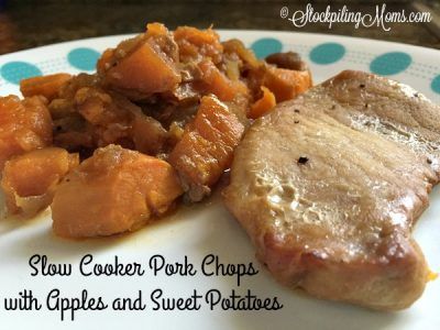 Slow Cooker Pork Chops with Apples and Sweet Potatoes is a great summer time freezer meal! Apples And Sweet Potatoes, Pork Chops With Apples, Best Freezer Meals, Slow Cooker Pork Tenderloin, Slow Cooker Freezer Meals, Apple Pork Chops, Freezable Meals, Slow Cooker Pork Chops, Freezer Meal Planning