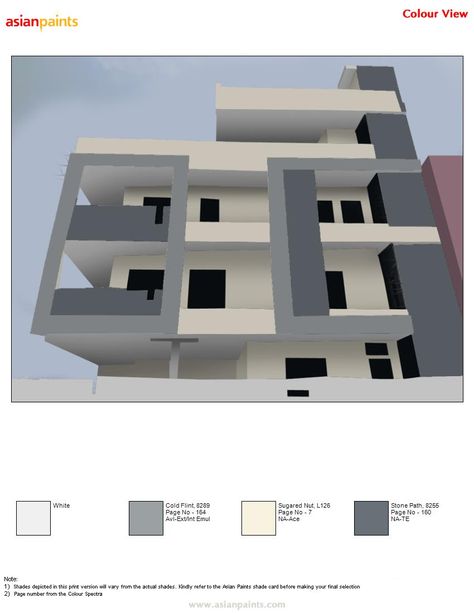 We will design to your buildings Asian Paints Colour Shades, Outside Paint Colors, Asian Paints Colours, Exterior Color Combinations, Exterior Elevation, Building Front Designs, Color Combinations Home, Wall Color Combination, Door Design Photos