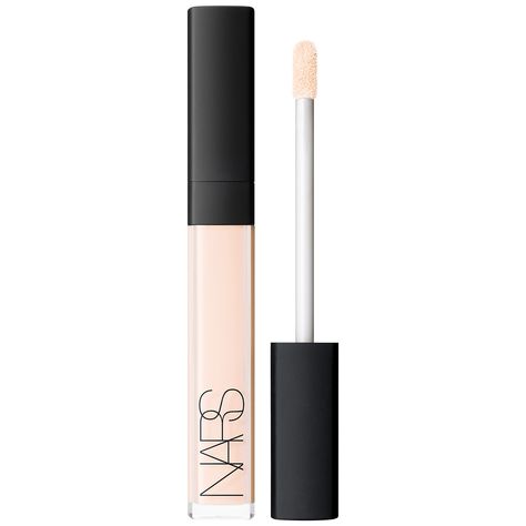 Gaining cult status amongst artists and makeup enthusiasts alike for its long-wearing, skincare-infused formula, the NARS Cosmetics Radiant Creamy Concealer creates a glowing finish. The buildable concealer delivers medium to full coverage that visibly diminishes imperfections, while smoothing, brightening and blurring the skin for up to 16 hours.  Arriving in 30 shades, the formula features light-diffusing technology to help illuminate the complexion, supported by balancing powders to improve t Concealer Nars, Nars Concealer, Nars Radiant, Radiant Creamy Concealer, Wishlist Ideas, Nars Radiant Creamy Concealer, Nars Blush, Shea Butter Body Shop, Concealer For Dark Circles