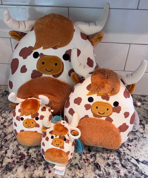 (Squishmallow Rare, Squishmallow Lot, Squishmallow) - On Ebay - Multiple Results on One Page Rare Squishmallows Axolotl, Rare Squishmallows, Cow Squishmallow, Squish Mellow, Baby Farm Animals, Cowgirl Accessories, Cute Squishies, Baby Cows, Birthday List