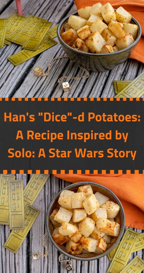 [AD] Han's "Dice"-d Potatoes, inspired by Solo: A Star Wars Story, are a great way to add a bit of geek and deliciousness to your Labor Day barbecue. 2geekswhoeat.com #Solo #StarWars #StarWarsRecipes #SideDishes #Grilling #LaborDay #BBQ #GeekyFood #GeekyRecipes Star Wars Food, Vegetable Side Dishes Recipes, Easy Cooking Recipes, Best Side Dishes, Easy Cooking, Perfect Food, Side Dishes Easy, Vegetable Side Dishes, Vegetable Dishes