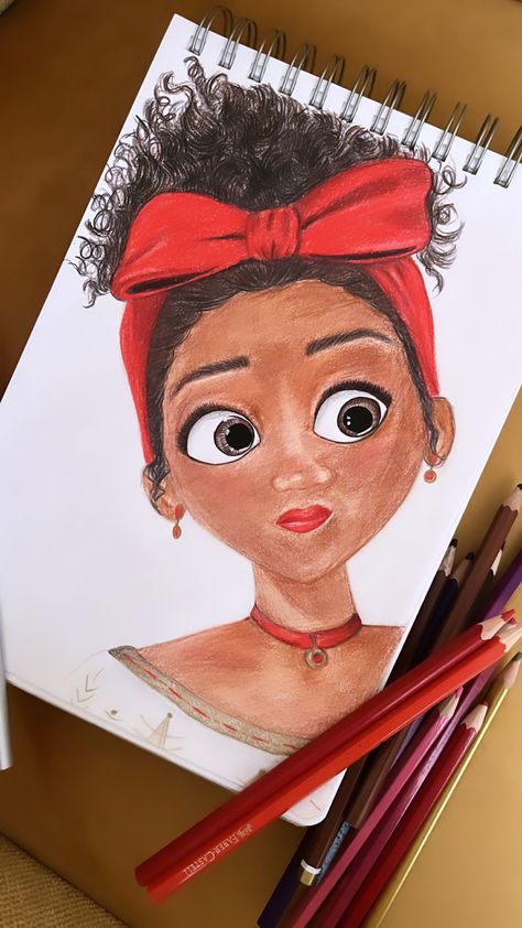 Dolores Madrigal, Easy Drawings Sketches, Iphone Wallpaper Tumblr Aesthetic, Disney Art, Art Works, Drawing Sketches, Easy Drawings, Pixar, Cute Art