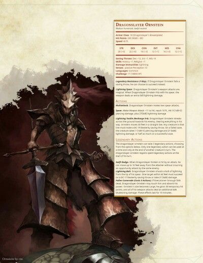 Dragonslayer Ornstein Dragonslayer Ornstein, Monster Manual, Dnd Stats, Dnd Classes, Dungeons And Dragons 5e, Dungeons And Dragons Classes, Dnd 5e Homebrew, D D Monsters, Dragon Rpg