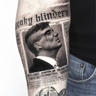 Kunst Tattoos, Movie Tattoos, Tatuaje A Color, Angel Tattoo, Peaky Blinders, Angel Tattoo Men, All Tattoos, Big Tattoo, Lower Back Tattoos