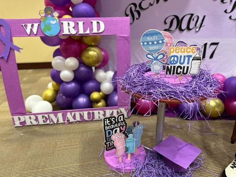 Purple photo both idea for prematurity day Photo Both Ideas, Prematurity Day, World Prematurity Day, Purple Photo, Decorations Ideas, Photo Booth, Purple, Quick Saves