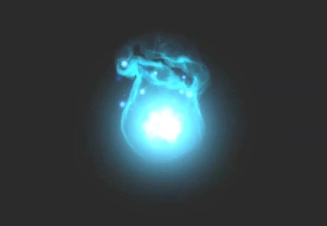 Blue Fire Gif, Will O Wisp, Magic Gif, Video Fx, Will O The Wisp, Fire Animation, Spirit Magic, Form Example, Game Effect