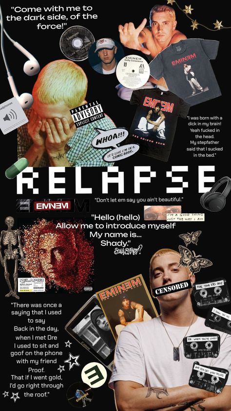 Relapse @2DickDuck2 #eminem Relapse Eminem, Eminem Relapse, Guilty Conscience, Eminem Photos, 3 Am, For Your Eyes Only, Parental Advisory, Just The Way, Eminem