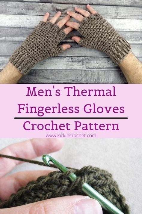 Crochet Hand Warmers For Men, Mens Gloves Crochet Pattern, Crochet Mens Fingerless Gloves, Crochet Tipless Gloves, Men’s Fingerless Gloves Crochet Pattern, Crochet Mens Gifts Free Pattern, Mitts Crochet Pattern Free, Diy Crochet Gifts For Men, Fingerless Gloves Pattern Crochet