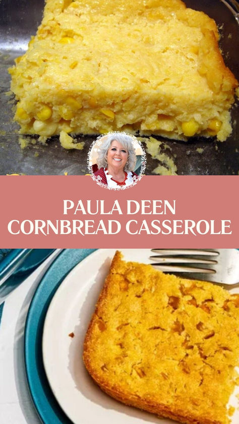 Paula Deen Cornbread Casserole Paula Deans Cornbread Casserole, Cornbread With Cream Corn From Scratch, Paula Deen Cornbread Casserole, Cornbread Casserole Paula Deen, Cornbread With Cream Corn Jiffy, Cornbread Made With Creamed Corn, Paula Dean Corn Casseroles, Sour Cream Cornbread Recipe, Cornbread Recipes With Cream Corn