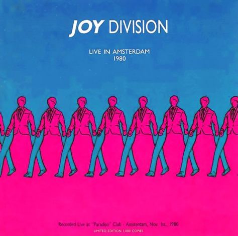 Joy Division - Live in Amsterdam - Paradiso - 1980 Music Album Covers Illustration, Illustrated Album Covers, Band Album Covers, Joy Division Poster, Joy Illustration, Bd Art, Cd Design, Music Album Art, Club Music