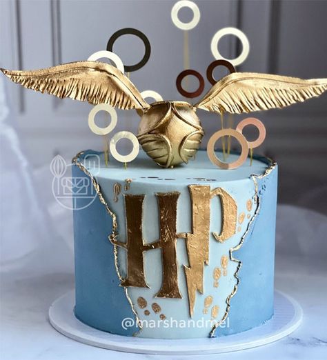 Harry Potter birthday cake, Harry Potter cake, Harry Potter theme cake, Harry Potter cake ideas Harry Potter Drip Cake, Harry Potter Ravenclaw Cake, Dort Harry Potter, Shades Of Blue Cake, Hp Cakes, Hp Cake, Harry Potter Cake Ideas, Harry Potter Sweets, Harry Potter Theme Cake