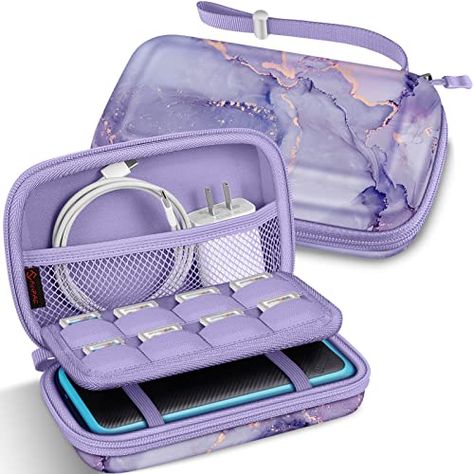 Nintendo Switch Carrying Case, Lilac Marble, 2ds Xl, New 3ds Xl, Windows Tablet, New 3ds, Nintendo 2ds, Nintendo 3ds Xl, 3ds Xl