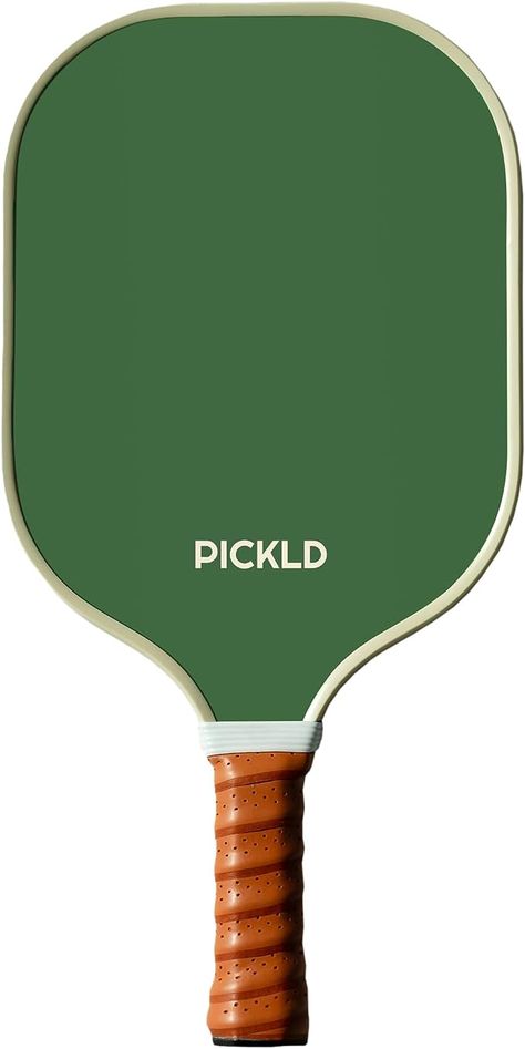 PICKLD Stylish Premium Pickleball Paddle Racket | Durable Fiberglass Surface | Honeycomb Core | Perfect Addition to a Pickleball Set | Indoor Outdoor Pickle Ball Paddle (Leaf Green) : Sports & Outdoors Pickle Ball Paddle, Pickle Party, Paddle Tennis, Preppy Green, Sun Deck, Open Gym, Racquet Club, Ball Aesthetic, Commercial Center