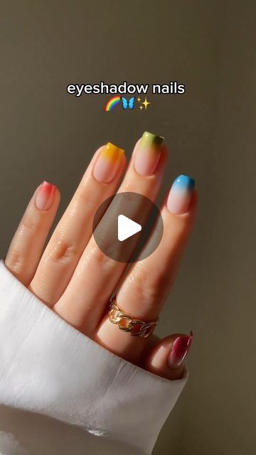 Beetles Gel Polish on Instagram: "🌈Stunning but simple eyeshadow nails
💅Tutorial by @nailsbypaular 🎨

✨Beetles Shopping Frenzy Up to 60% OFF Super Big Sale on Amazon from July 11-12!! 🛒

#beetlesgelpolish #summernails #nailart #nailsofinstagram #nailswag #summernails #nailtutorial #colorfulnails" Eyeshadow Nails, Beetles Gel Polish, Simple Eyeshadow, Nails Tutorial, July 11, Nail Tutorials, Beetles, Big Sale, Swag Nails