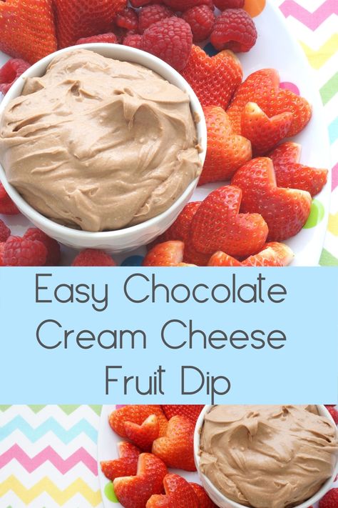 A deliciously simple chocolate cream cheese fruit dip recipe. Rich and creamy and chocolatey! Kick your next fruit tray up a few notches. #fruitdiprecipe #fruittrayideas #chocolate #fruitdipwithcreamcheese #easyfruitdip #dip #valentinesdayrecipe #dessertrecipe #kitchencounterchronilces Chocolate Cream Cheese Dip, Cream Cheese Dip For Fruit, Cream Cheese Fruit Dip Recipe, Dip For Fruit, Healthy Fruit Dip, Fruit Dip Recipe, Easy Fruit Dip, Cream Cheese Fruit Dip, Cream Cheese Dip