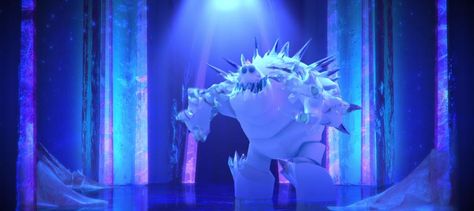 Marshmallow - DisneyWiki - Snow Monster wears crown at the end of the movie. #Frozen Hans Frozen, Snow Monster, Frozen 2013, Frozen Sisters, Frozen Snow, Disney Screencaps, Epic Journey, Animation Screencaps, Disney Memes