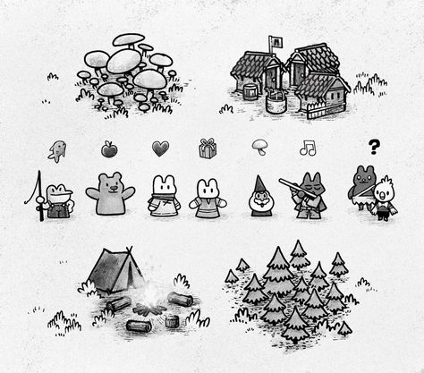 Map Sketch, Fantasy Map Making, Indie Game Art, Fantasy World Map, 2d Game Art, Isometric Art, Pixel Art Games, Art Carte, Game Concept Art