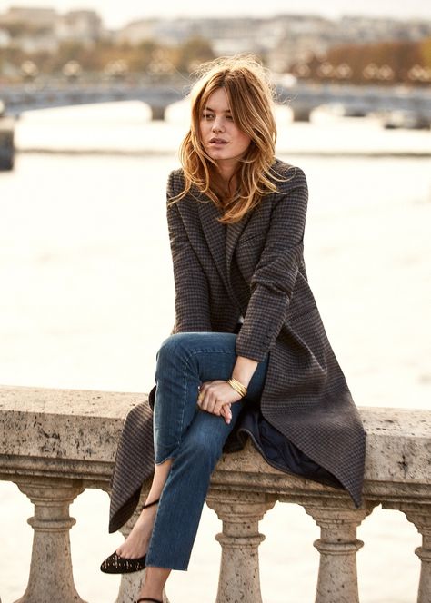 Sézane Collection Hiver | Paris Magique. La Wishlist de Camille Sezane Winter, Magic Christmas, Style Parisienne, Camille Rowe, Paris Mode, Long Wool Coat, Womens Fashion Inspiration, Autumn Vibes, Classic Chic