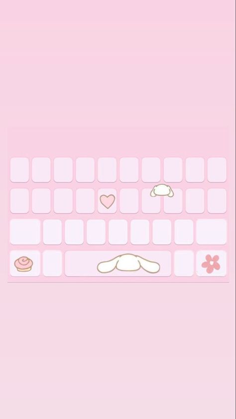 Keyboard Wallpaper Backgrounds Aesthetic Black, Keyboard Wallpaper Aesthetic Pink, Sanrio Keyboard, Pink Keyboard Wallpaper, Cute Aesthetic Keyboard Wallpaper, Keyboard Pink, Keyboard Background, Cutecore Aesthetic, Pink Keyboard