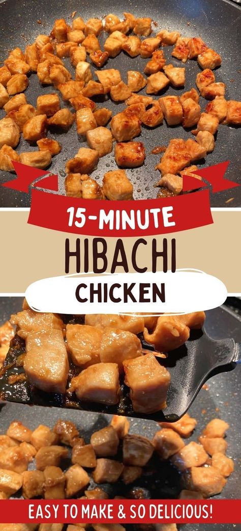 Hibachi Chicken At Home, Healthy Chicken Hibachi, Healthy Hibachi Chicken And Vegetables, Chicken And Steak Hibachi, At Home Japanese Hibachi, Easy Main Course Recipes, Spicy Baked Chicken, Hibachi Recipes, Hibachi Chicken