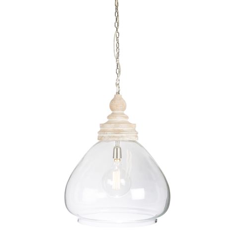 H&GLiving Lyons Glass & Wood Pendant Light | Temple & Webster Scandi Table Lamp, Hampton Style Home, Temple Of Light, Furniture Beds, Exterior Wall Light, Wood Pendant Light, Porcelain Lamp, Touch Lamp, Antique Lighting