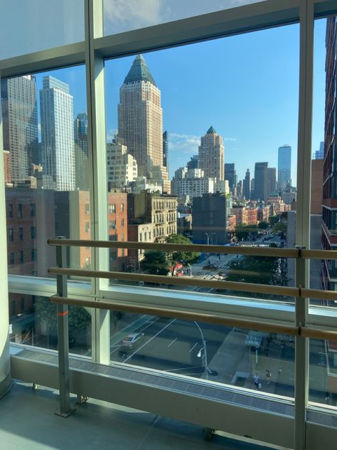 New York City Ballet Aesthetic, New York Dance Aesthetic, Nyc Ballet Aesthetic, Joffrey Ballet School Nyc, Aesthetic Dance Studio, Dance Studio Aesthetic, Nyc Core, Apartment Views, New York Ballet